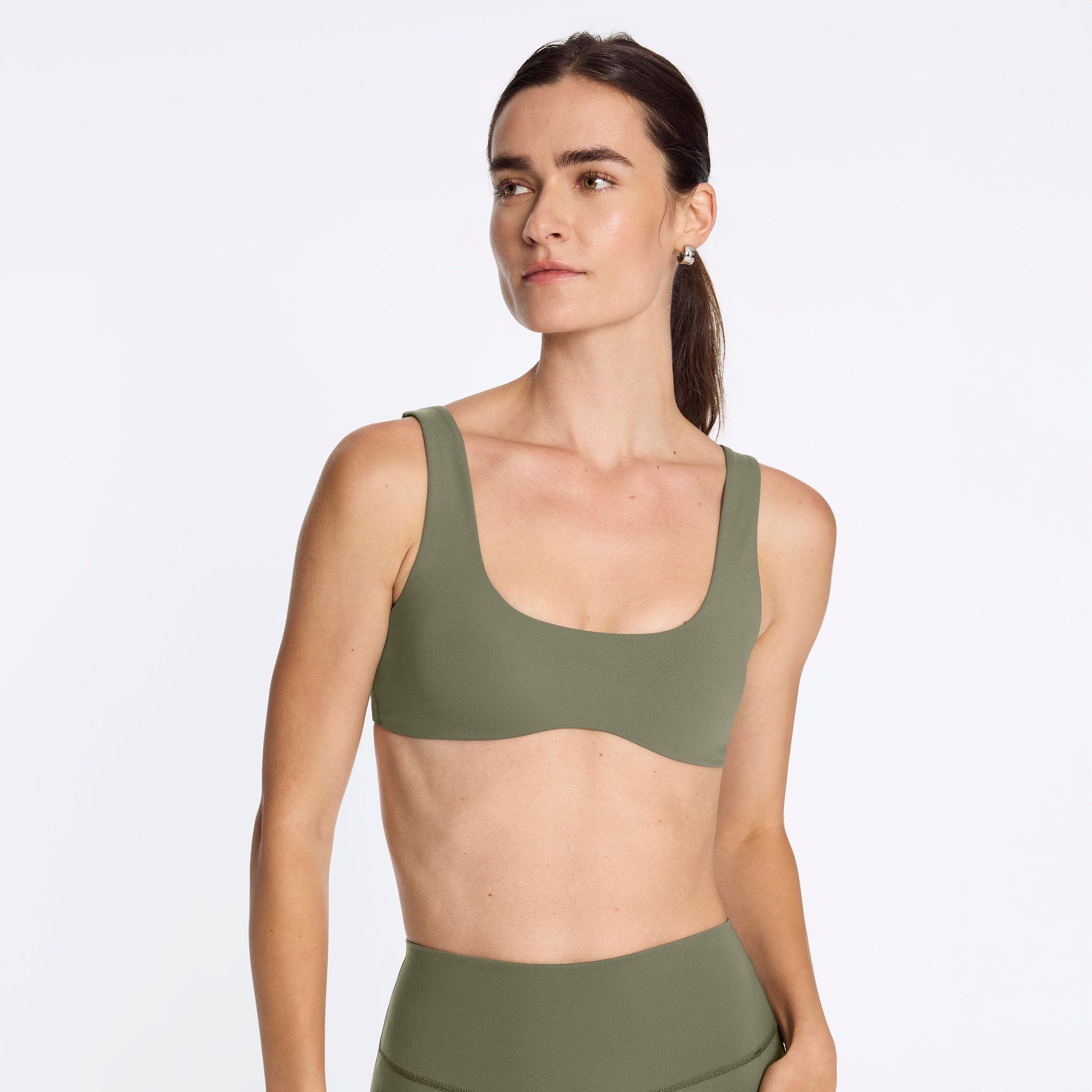 Wave Wirefree Bra Olive - Image 9
