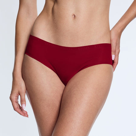 Simply Smooth No Show Hiphugger Scarlet - Image 2